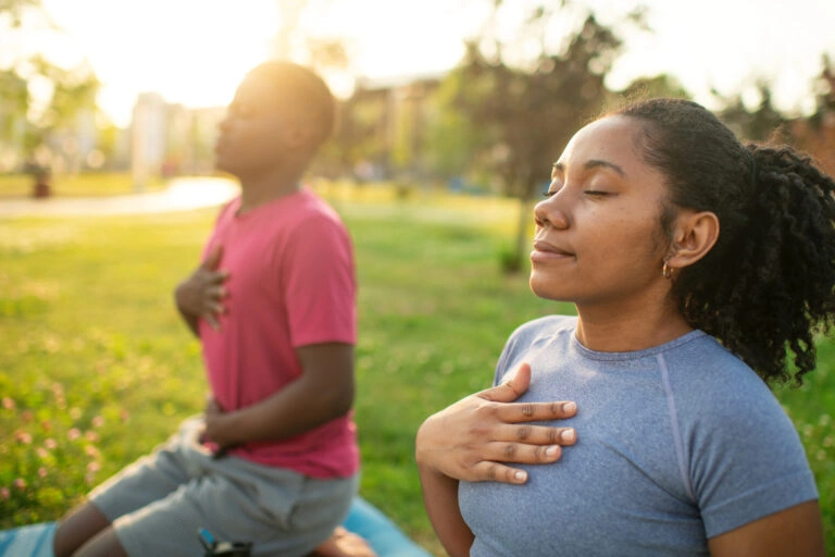 Find Your Calm, Together. Practicing mindfulness and movement in the fresh air can boost both mental and neurological health.